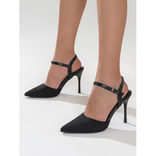 Pointed Toe Sling Back Pumps