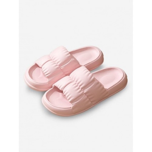 Minimalist Couple Puff Cloud Slides Slippers