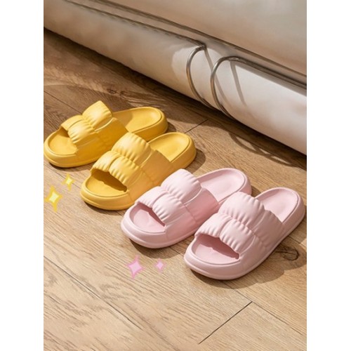 Minimalist Couple Puff Cloud Slides Slippers