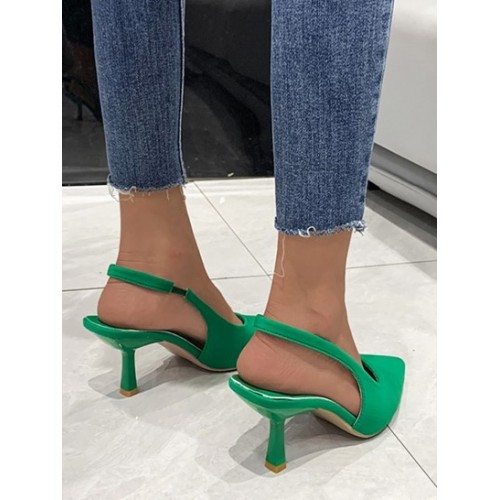 Pointed Toe Slingback Pumps