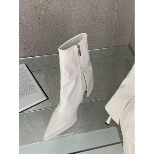 Pointed Toe Foldover Design Stiletto Boots