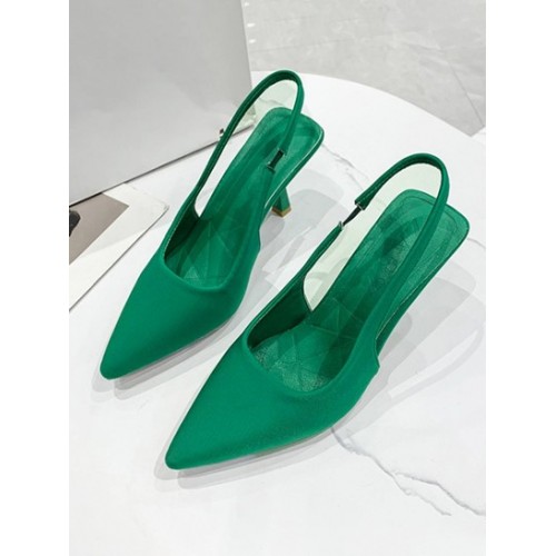 Pointed Toe Slingback Pumps