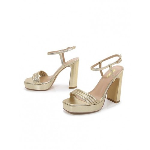 Platform Chunky Heel Ankle Strap Sandals